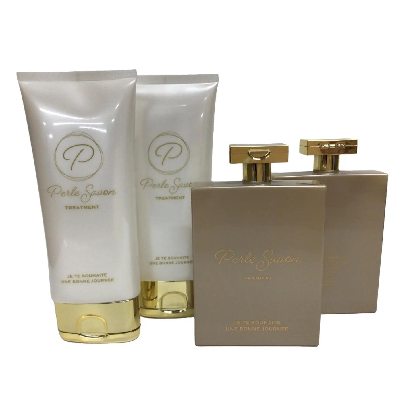 C540 【訳あり特価】 ペルルセボン シャンプー 180ml 2本 & トリートメント 180ml 2本 計4本セット