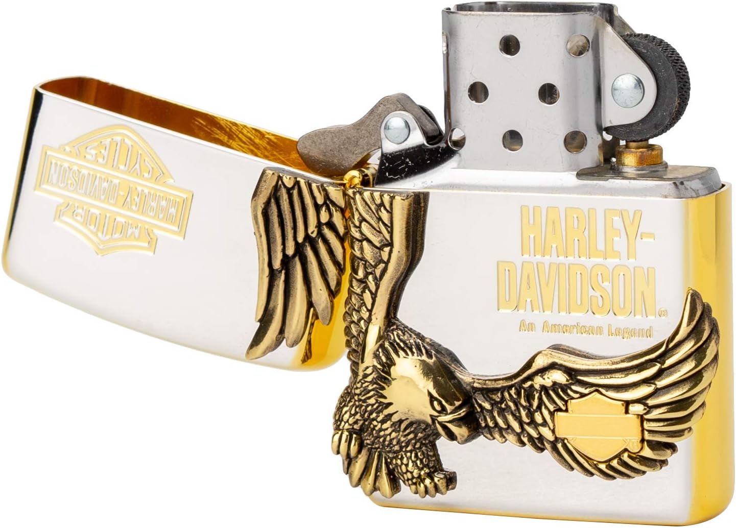 ZIPPO ジッポー ライター ハーレーダビッドソン 日本限定 シルバー×ゴールド HDP-17