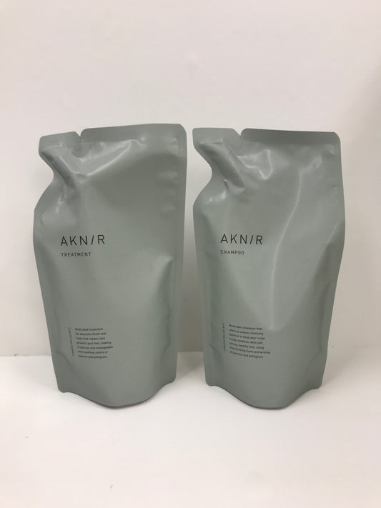 C253 K アクニー シャンプー 300ml & トリートメント 300g セット アミノ酸 頭皮ケア くせ毛 ダメージ補修 薄毛 抜け毛 詰め替え