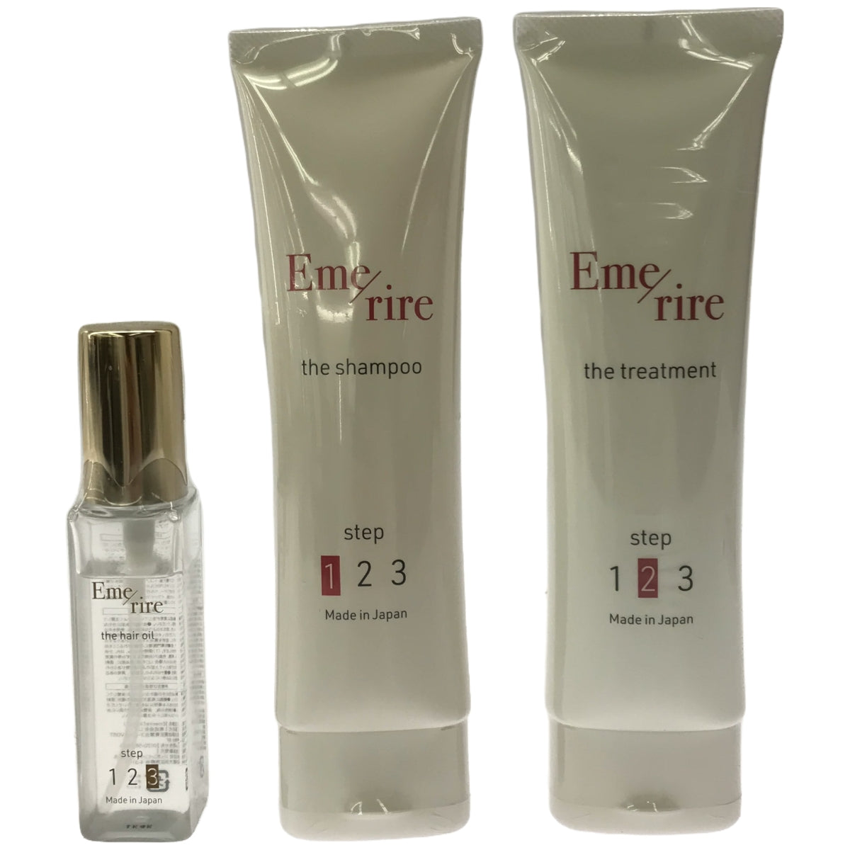 Z000 Emerire エメリル シャンプー&トリートメント&ヘアオイル 3本セット