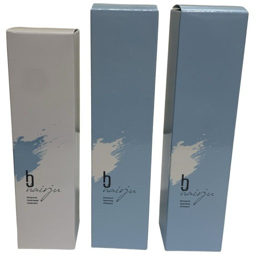 C856 ★hairju ヘアージュ ボタニカル スパークリングシャンプー 200gx2 & ボタニカルモイストリペアトリートメント 170g 合計3点セット【V】