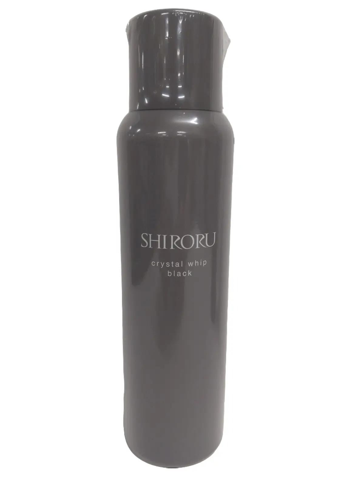 C859 ★シロル SHIRORU クリスタルホイップ ブラック 炭酸洗顔 『炭×炭酸で毛穴汚れごっそり吸着』(120g× 1本)【K】
