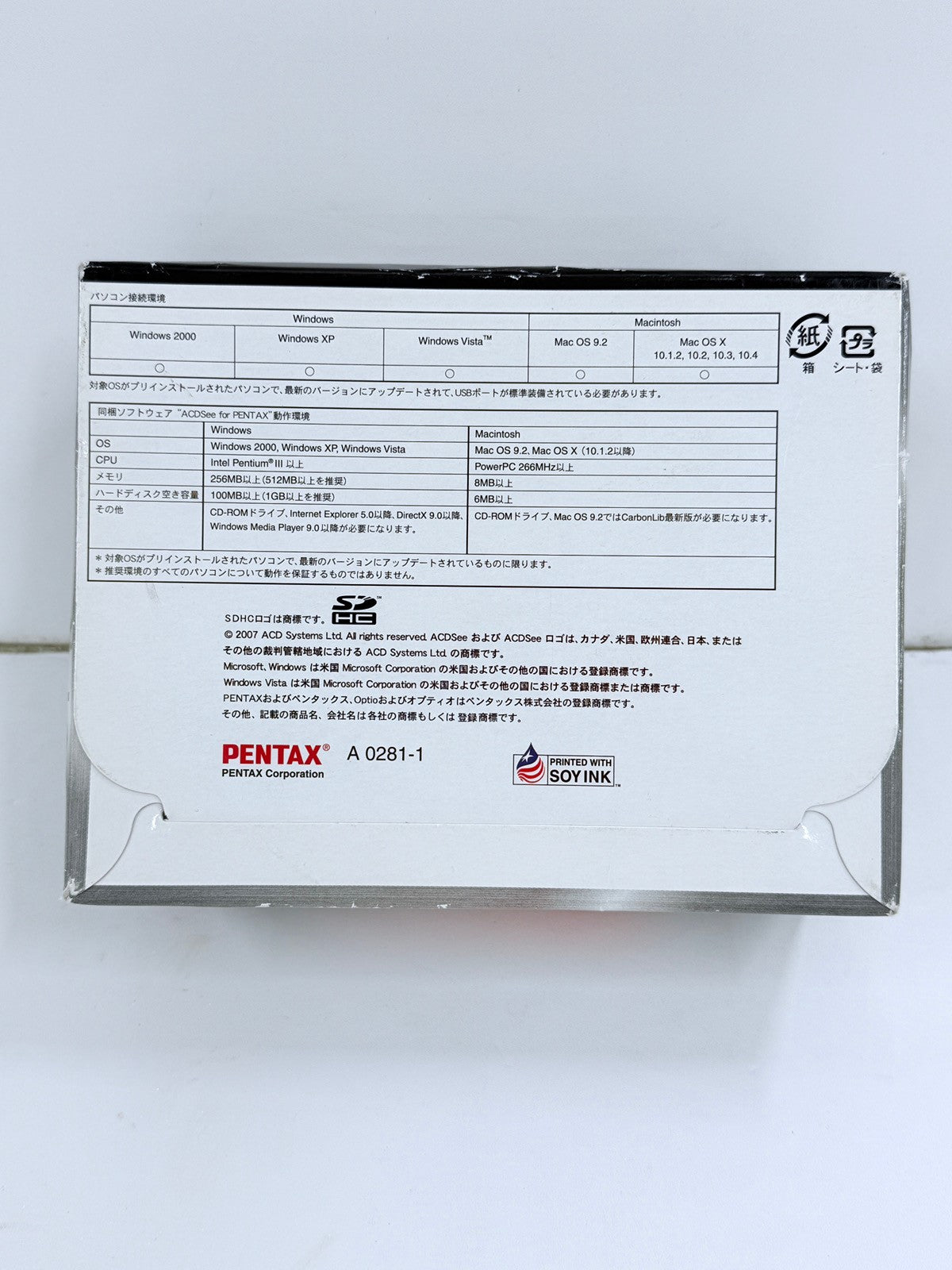 CH35 D PENTAX ペンタックス Optio V10 オプティオ V10 ブラック ジャンク品