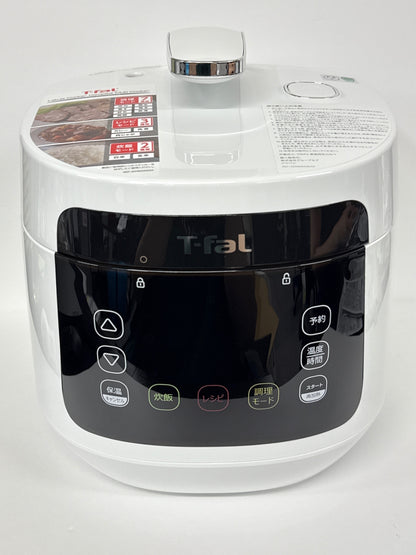 D T-fal ティファール ラクラ・クッカー コンパクト電気圧力鍋 ホワイト CY351