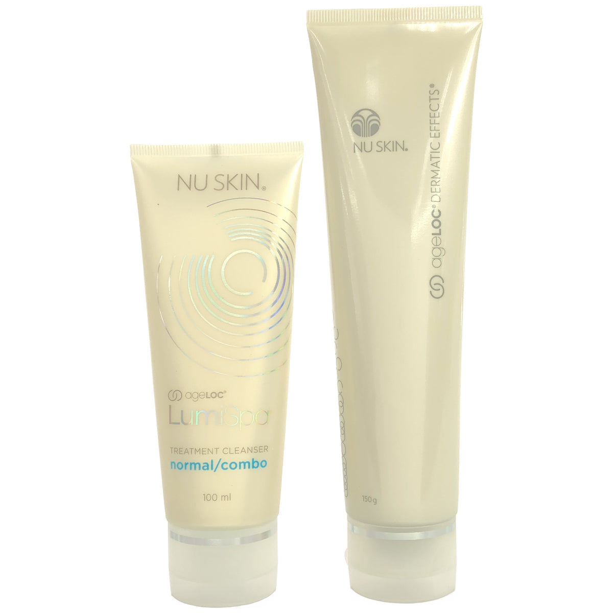 Z000 NU SKIN ageLOC ダーマティック エフェクツ 150g & ageLOC ルミスパ トリートメント クレンザー 100mL 2点セット　ラスト1点！