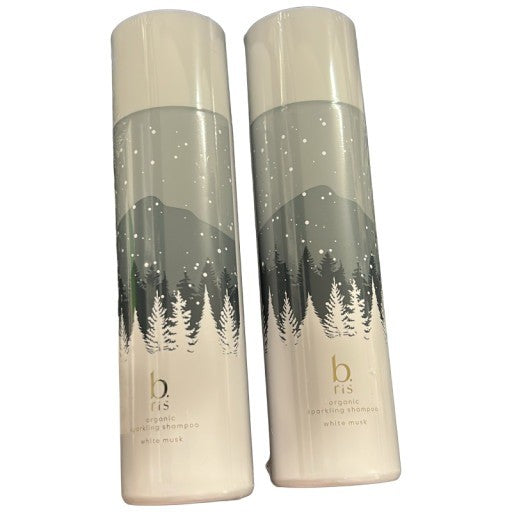 C114 ビーリス オーガニック スパークリングシャンプー WM 炭酸シャンプー ホワイトフローラル 150g 2点セット