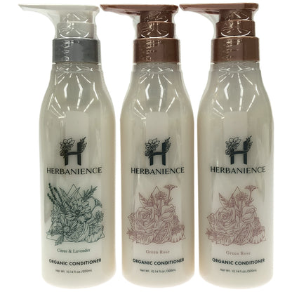 Z000 HERBANIENCE ハーバニエンス コンディショナー グリーンローズの香り 300mL 2本 & シトラス&ラベンダーの香り 300ml 計3本セット　ラスト1点！