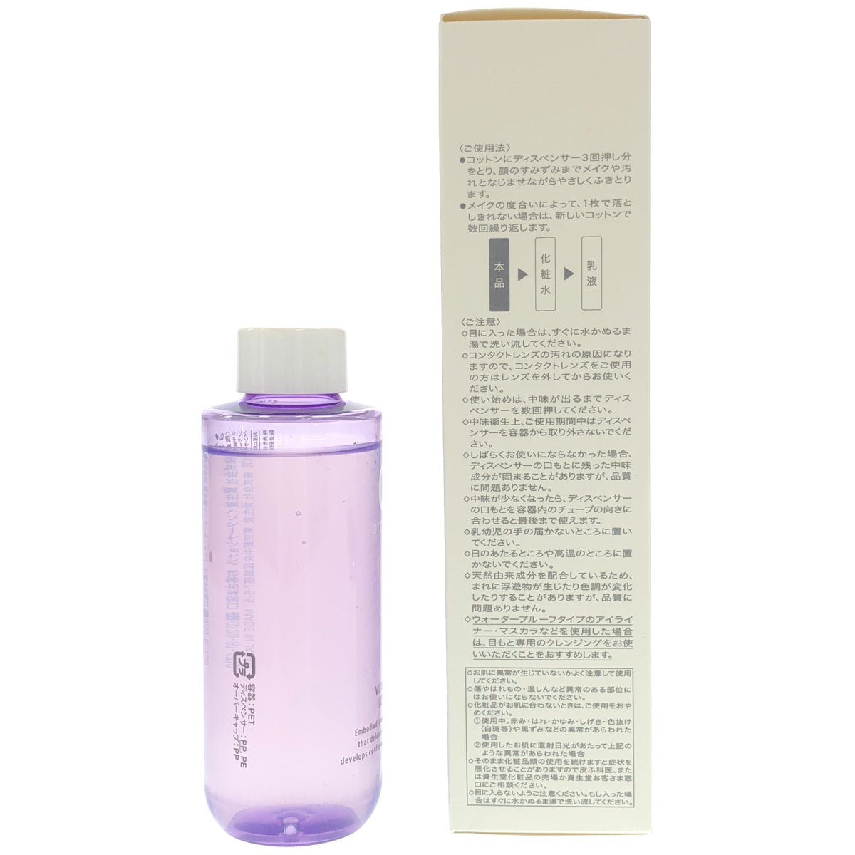 Z000 d プログラム エッセンスイン クレンジングウォーター 180mL & バイタルアクト ローション MB 125mL 2個セット　ラスト1点！