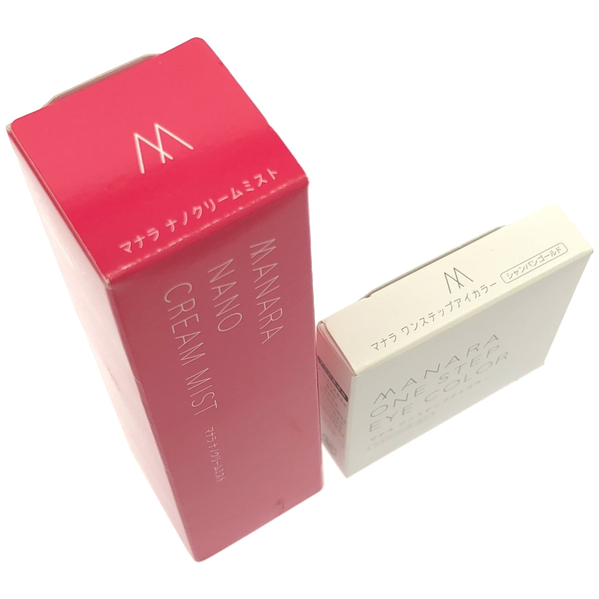 Z000 マナラ ナノクリームミスト 50mL ＆ マナラワンステップ アイカラー シャンパンゴールド 3.3g 計2個セット　ラスト1点！