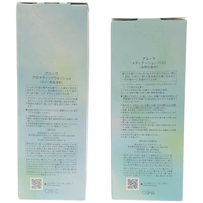 Z000 アユーラ メディテーション バスt 300ml & アロマティックウォッシュa 300ml 2本セット