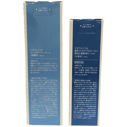 Z000 マキアレイベル 薬用マイクロバブルローション 100mL & マイクロバブルフォーム 140mL 計2個セット　ラスト1点！