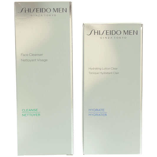 Z000 SHISEIDO メン フェイス クレンザー 130g & ハイドレーティング ローションC 150mL 計2本セット　ラスト1点！