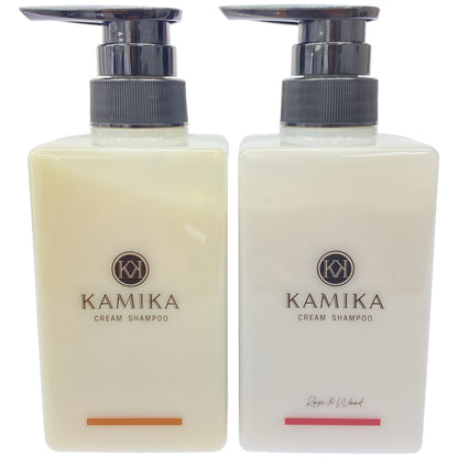 Z000 KAMIKA オールインワンクリームシャンプー RW 400g & TF 400g 計2本セット　ラスト1点！