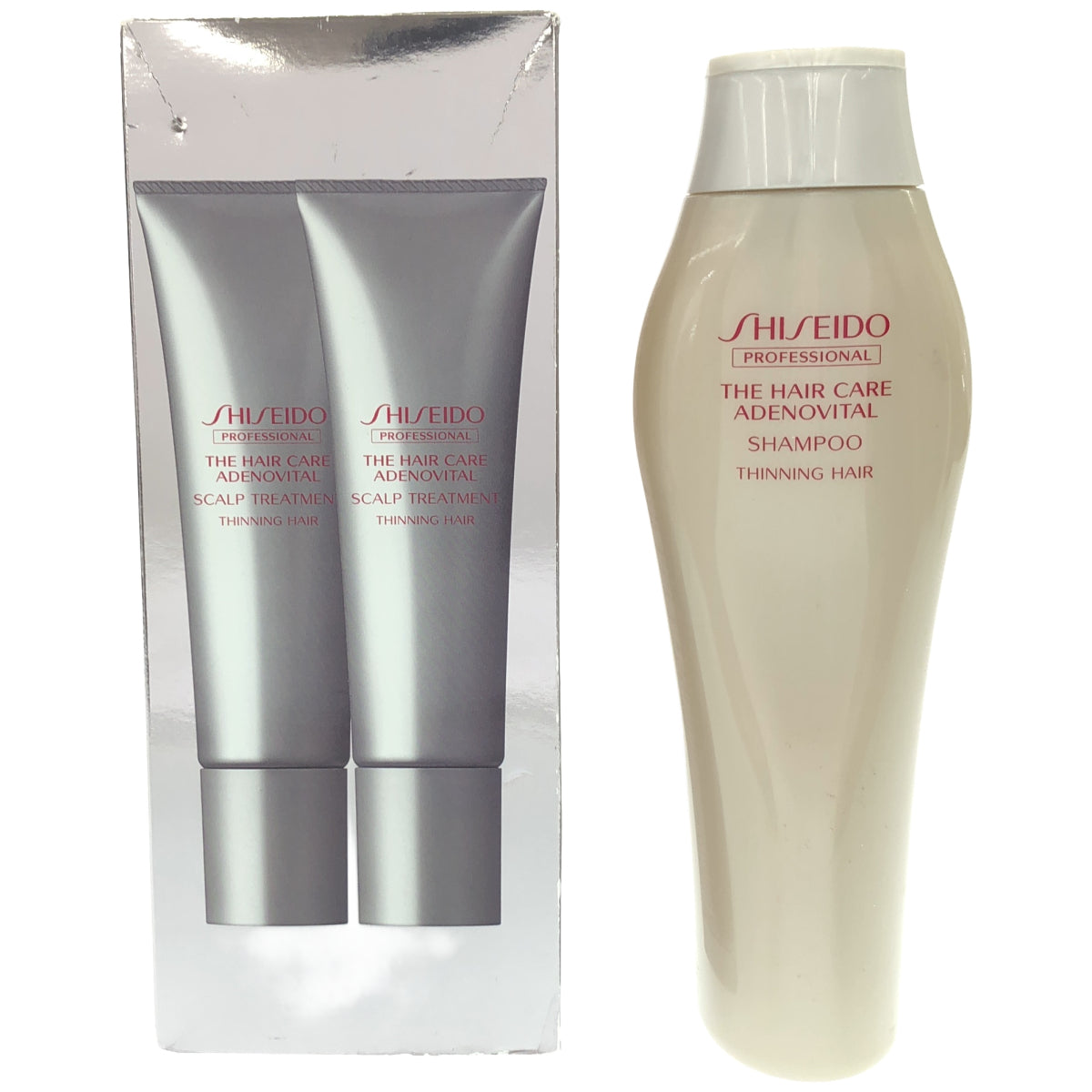 Z000 資生堂 ザ ヘアケア アデノバイタル  スカルプトリートメント a 130g 2本セット & シャンプー 250ml 計3本セット　ラスト1点！