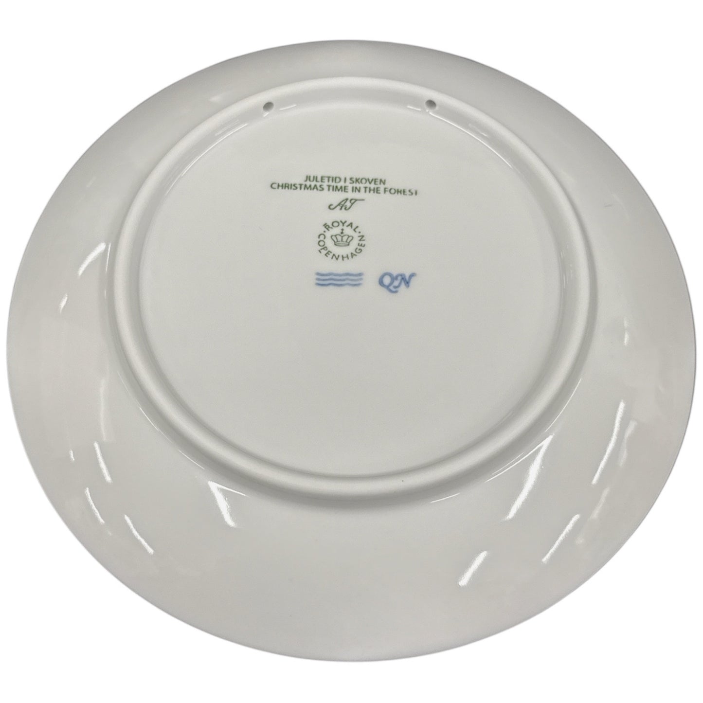 CH97 D ROYAL COPENHAGEN ロイヤルコペンハーゲン イヤープレート 2023年版 CHRISTMAS TIME IN THE FOREST ブルー