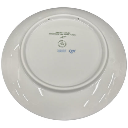 CH97 D ROYAL COPENHAGEN ロイヤルコペンハーゲン イヤープレート 2023年版 CHRISTMAS TIME IN THE FOREST ブルー