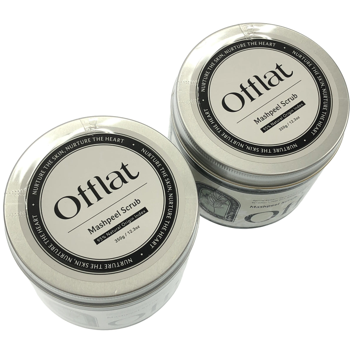 Z000 オフラット マシュピールスクラブ リラックスグリーンティーの香り 350g 計2個セット　ラスト1点！