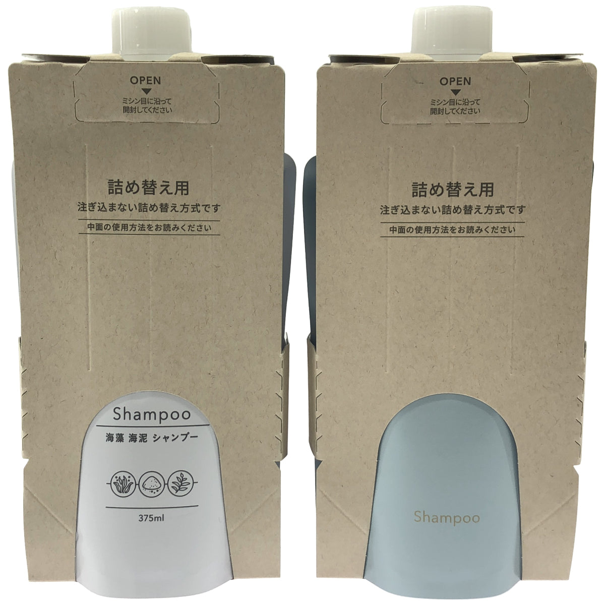 Z000 ラサーナ プレミオールシャンプー 詰め替え用 375ml & 海藻 海泥シャンプー 詰め替え用 375ml 計2本セット　ラスト1点！