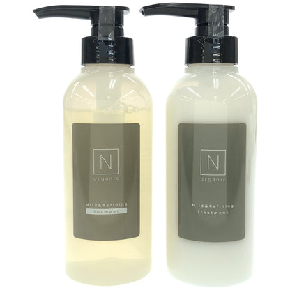 Z000 N organic マイルド&リファイニング シャンプー 300mL トリートメント 300g 2点セット　ラスト1点！