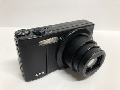 C640 D RICOH デジタルカメラ CX4 ブラック CX4BK 1000万画素裏面照射CMOS 光学10.7倍ズーム 広角28mm 3.0型液晶 高速連写 箱なし