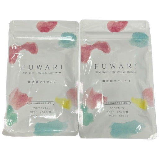 CS26 K FUWARI フワリ 濃密純プラセンタ 高含有 サプリ 輝くハリ・ツヤ肌 90粒 2袋セット●賞味期限：2026/11～