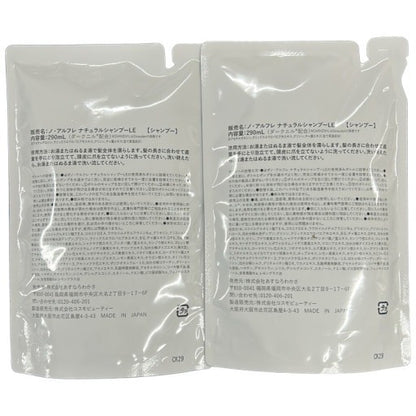 CD27 K noireflet　ノ・アルフレ　ナチュラルシャンプーLE　あすなろわかさ オールインワンシャンプー パウチ　290ml  2袋セット