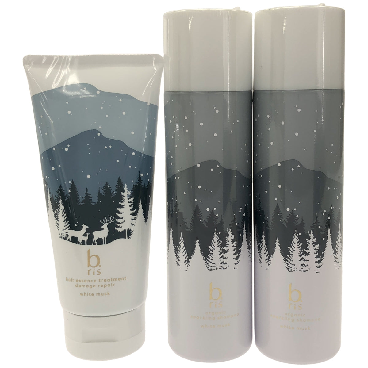 Z000 ビーリス オーガニックスパークリング シャンプーWM 150g 2個& トリートメント ダメージリペア 180g 1個 3個セット