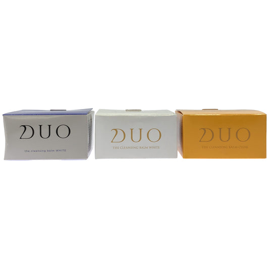 Z000 デュオ ザ クレンジングバーム ホワイト EX 90g & クリア EX 90g & ホワイト a 90g 3個セット　ラスト1点！