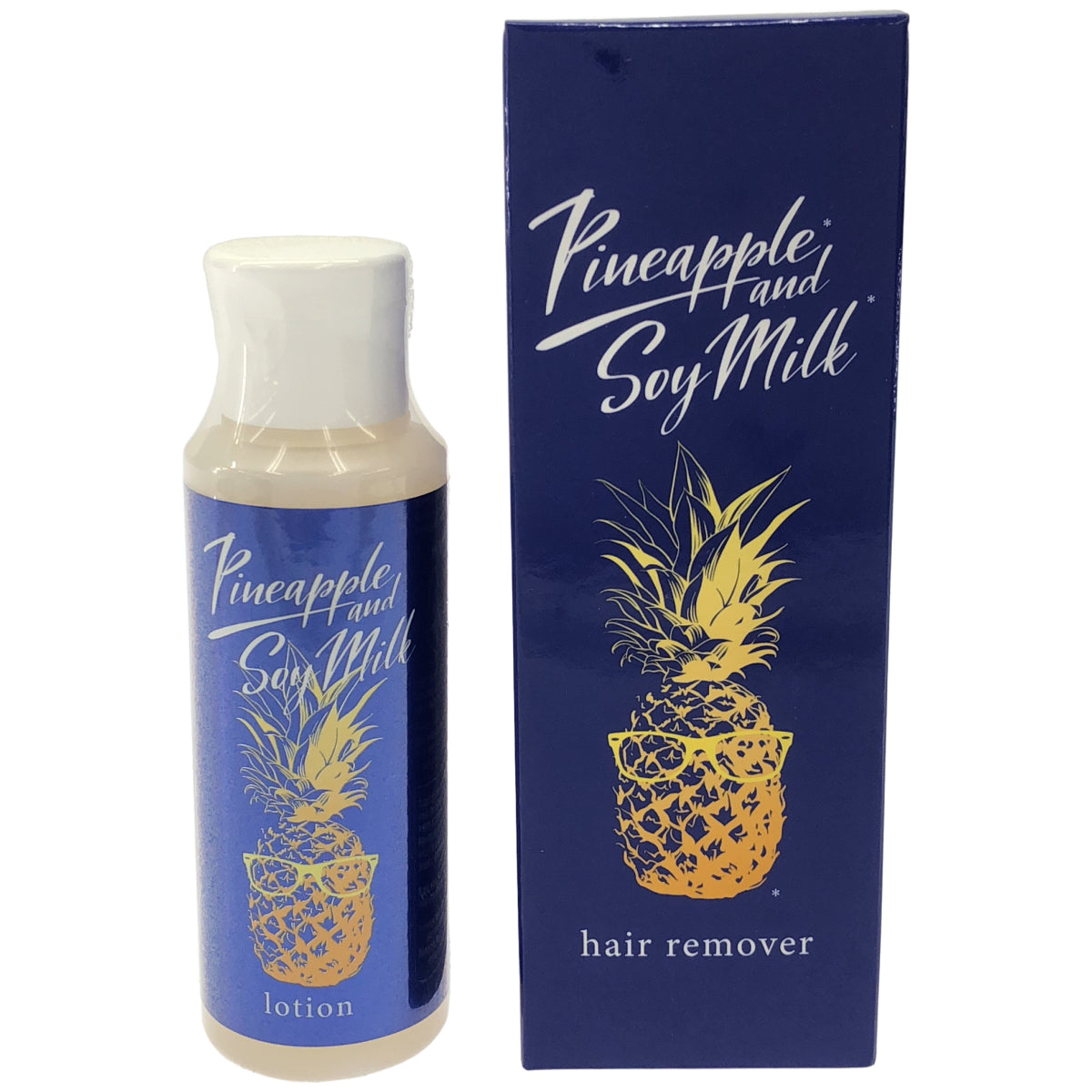 Z000 パイナップル 豆乳 ローション メンズ用 100mL & 配合除毛クリーム メンズ用 100g 2個セット　ラスト1点！