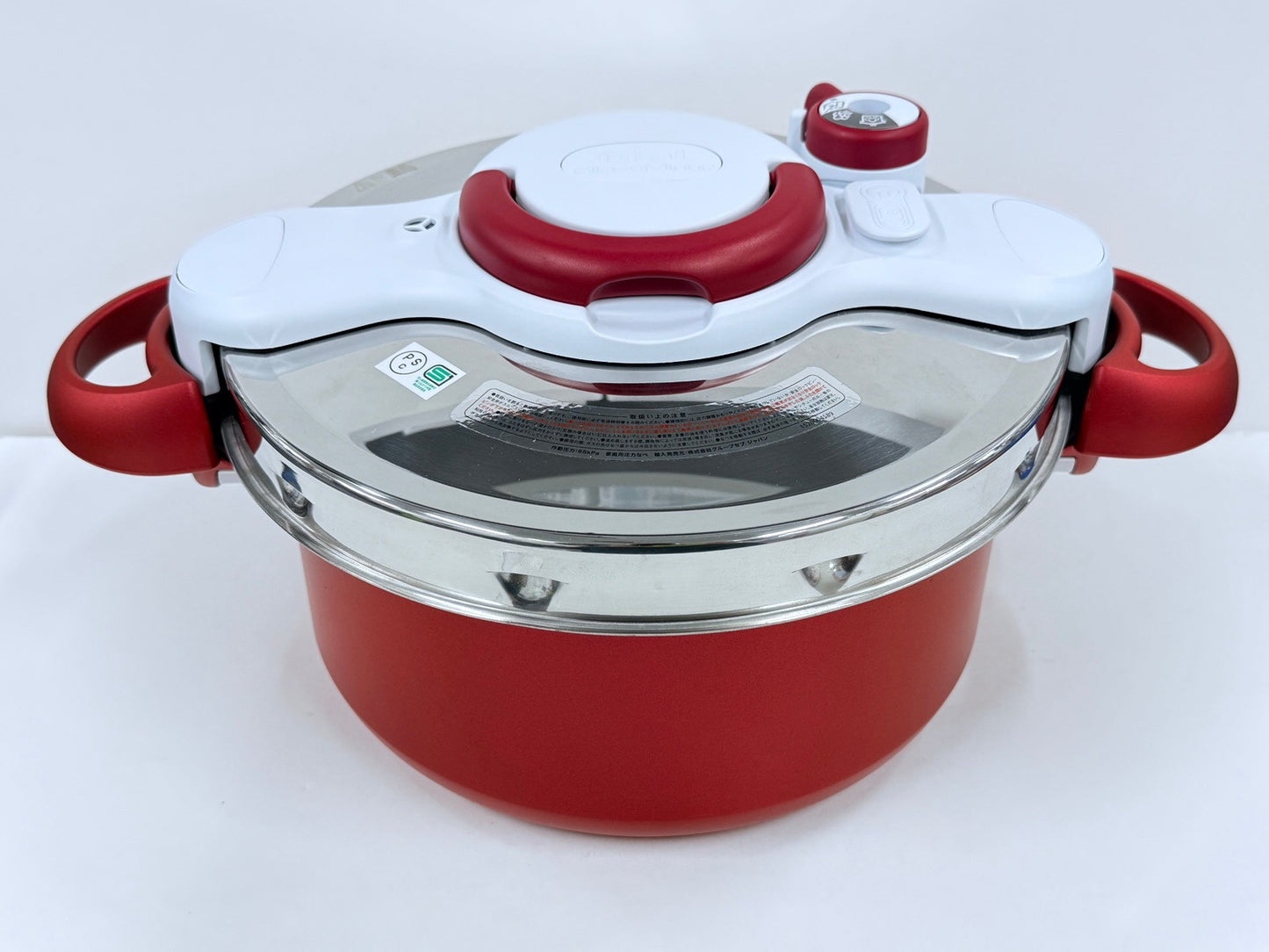 D T-fal ティファール クリプソ ミニット デュオ IH レッド 4.2L(2～4人用) 圧力鍋