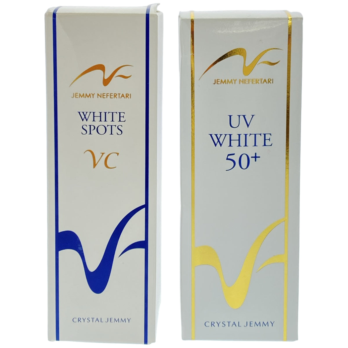 Z000 ジェミーネフェルタリ ホワイトスポッツ VC1 30mL & 薬用 UV ホワイト50+ 30g 計2本セット　ラスト1点！