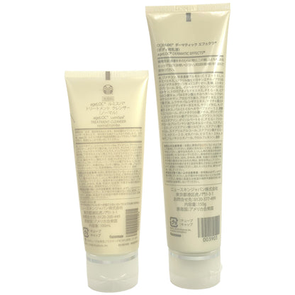 Z000 NU SKIN ageLOC ダーマティック エフェクツ 150g & ageLOC ルミスパ トリートメント クレンザー 100mL 2点セット　ラスト1点！