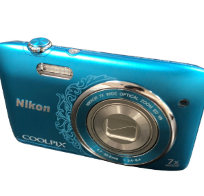C982 Nikon デジタルカメラ COOLPIX S3500 光学7倍ズーム 有効画素数 2005万画素 オリエンタルブルー S3500DBL