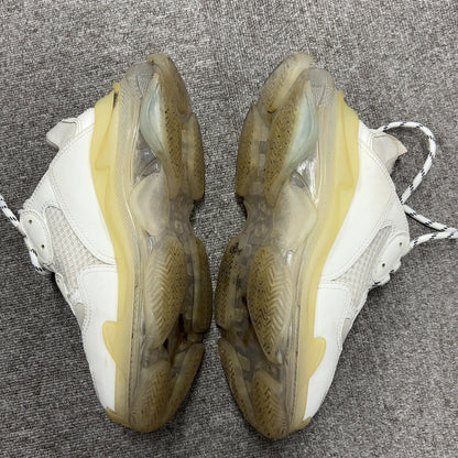 CH02 BALENCIAGA バレンシアガ TRIPLE S CLEAR SOLE TRAINER ダッドスニーカー ホワイト 38