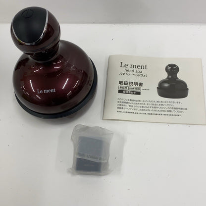 C64D D ■Le ment ルメント ヘッドスパ LM-HS01 充電式 ヘッドスパ 頭皮ケア シャンプーブラシ 頭皮ブラシ