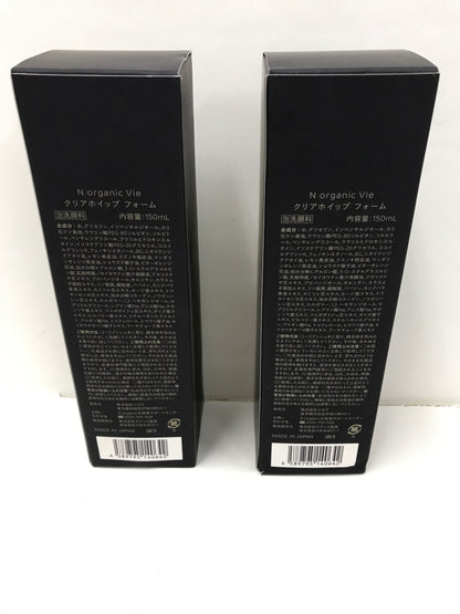 C063 エヌオーガニック N organic Vie クリアホイップフォーム つるんと柔らかに洗い上げる泡の酵素洗顔 150ml  2個セット