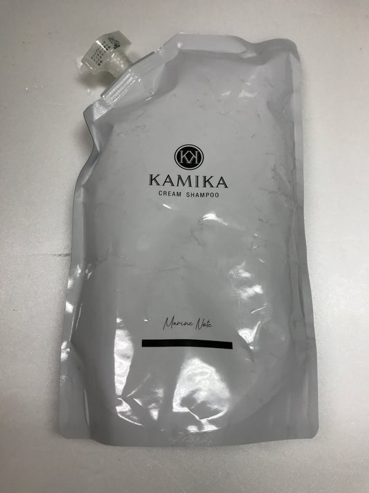 C187 K KAMIKA オールインワンクリームシャンプー MN マリンノートの香り 600g 詰め替え用
