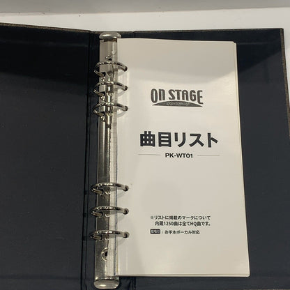 C9G1 D オン ステージ パーソナルカラオケ PK-WT01 １式