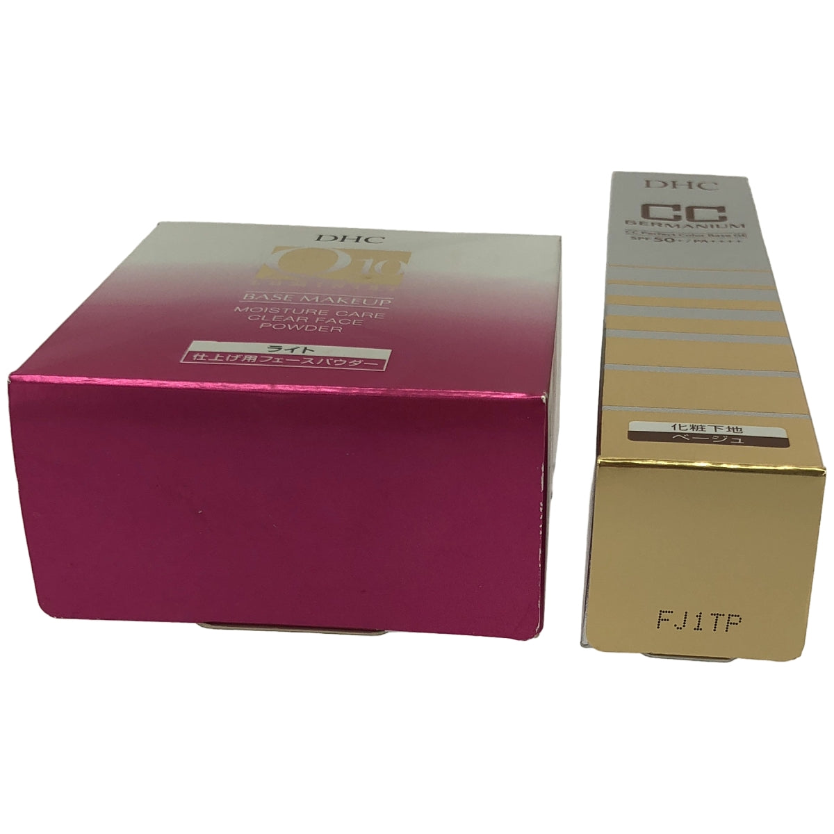 Z000 DHC CCパーフェクト カラーベース GE 40g & モイスチュアケア クリアフェースパウダー 15g 2個セット