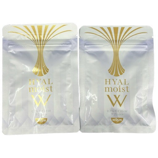 CS16 K ヒアルモイスト乳酸菌配合 日清食品 ヒアルモイストW タブレット 30粒 2袋セット●賞味期限：2026/11/14～