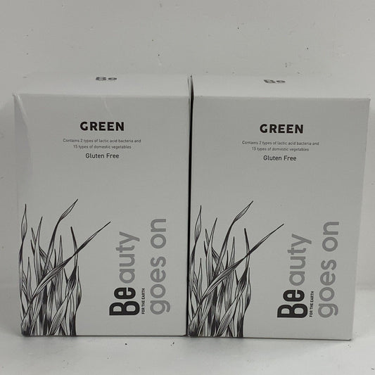 C36B Be auty goes on GREEN 青汁 90g (3g×30袋) 2個セット●賞味期限：2027/05～
