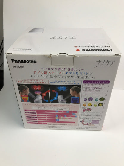 C644 Panasonic パナソニック スチーマー ナノケア EH-CSA99 ピンク調 W温冷エステ