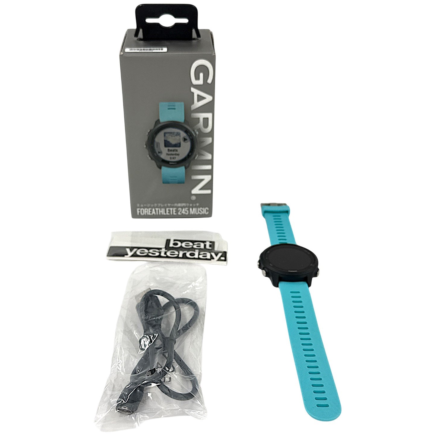 CG57 GARMIN ガーミン ForeAthlete 245 Music ミュージックプレイヤー内臓GPSウォッチ