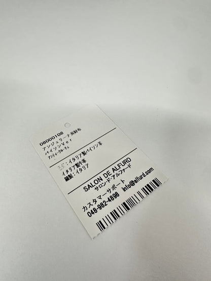 SALON DE ALFURD サロンドアルファード 長財布 ラウンドファスナー パイソン アンティークルーチェ
