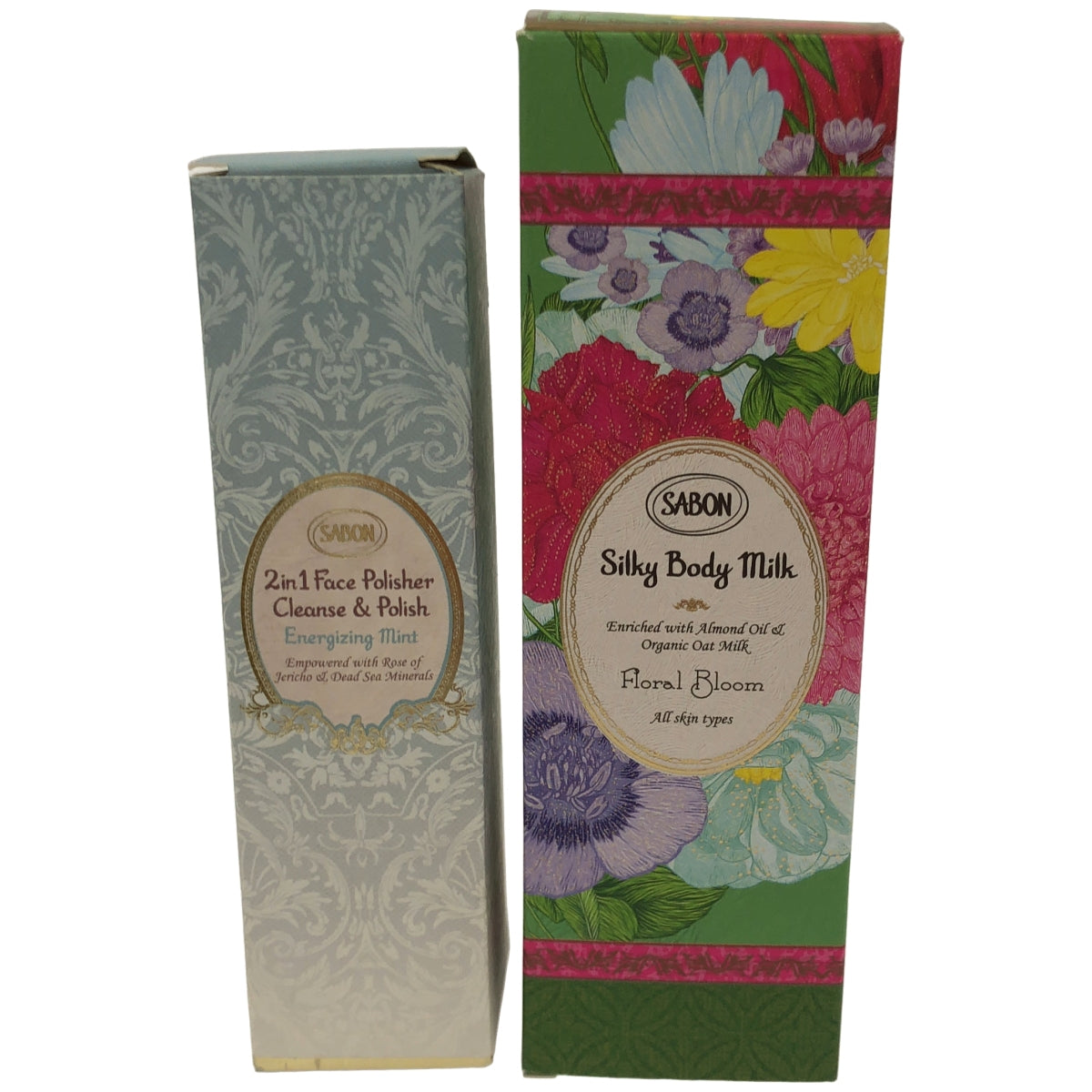 Z000 SABON フェイスポリッシャー リフレッシング 60mL & シルキーボディミルク フローラル・ブルーム 200mL 2個セット
