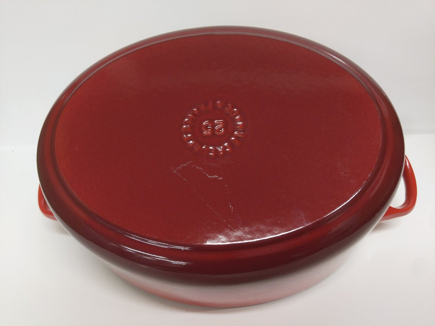 D LE CREUSET ルクルーゼ ココットオーバル 25cm チェリーレッド