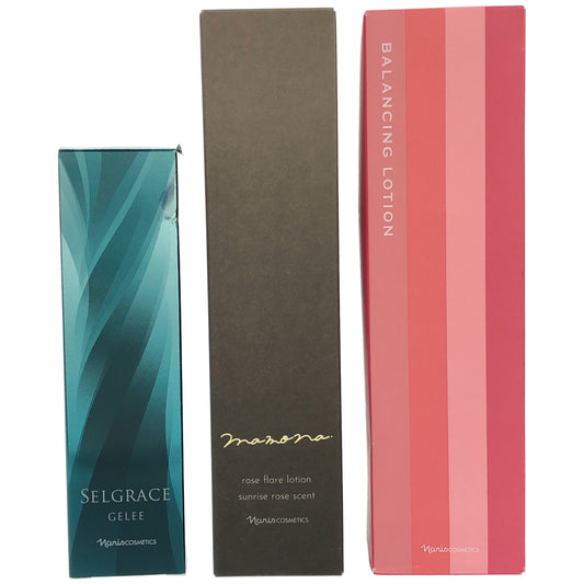 Z000 ナリス レジュアーナ バランシング ローション 180mL & マモナ ローズフレア ローション 190mL などセット　ラスト1点！