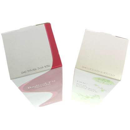 Z000 DHC ラディカル フィット セラム 200mL & レスコントロール ボディミルク 150mL 2個セット　ラスト1点！