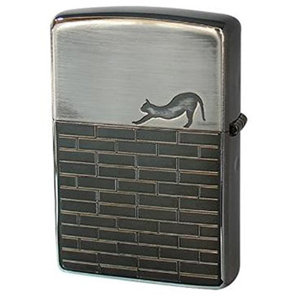 Zippo(ジッポ) オイル ライター NO200 キャットウォーク ブラックニッケル 2BN-CATW