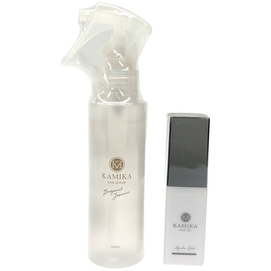Z000 KAMIKA ヘアセラム BJ 100ml & ヘアオイル AN 30ml 2本セット